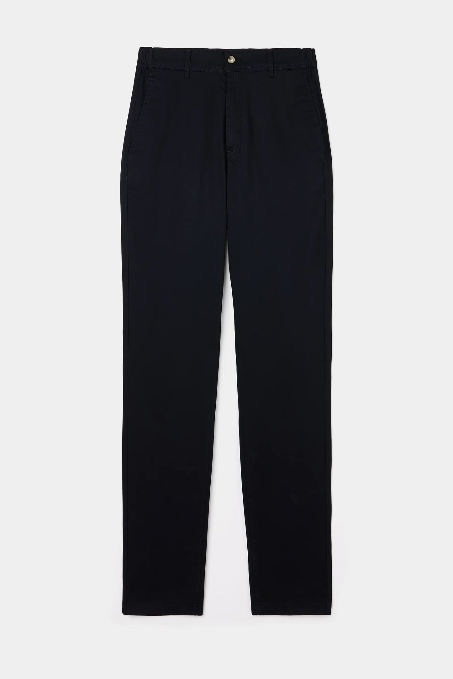 Ds Damat Relaxed Fit (pilesiz) Siyah Gabardin Chino Pantolon