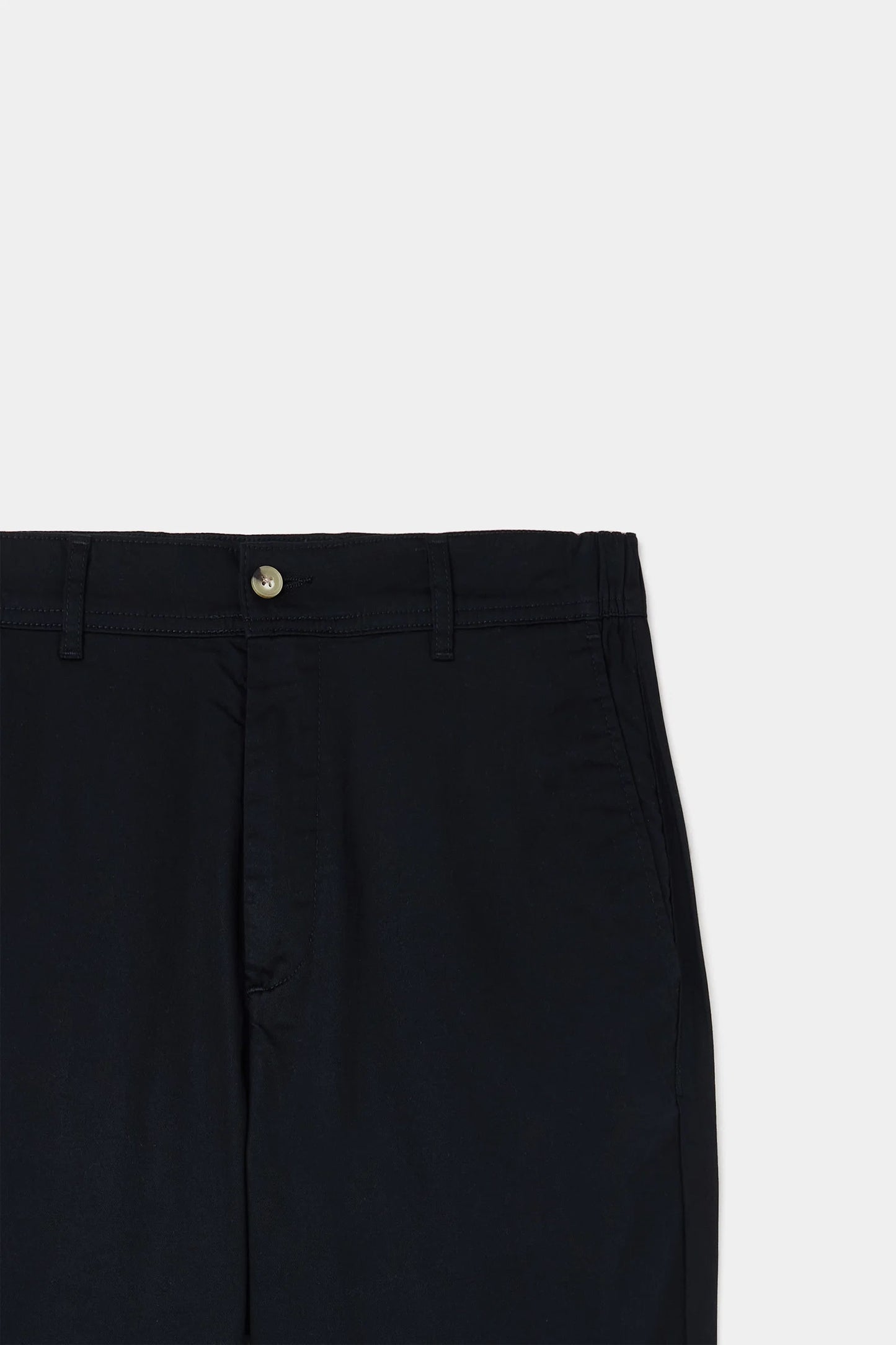 Ds Damat Relaxed Fit (pilesiz) Siyah Gabardin Chino Pantolon