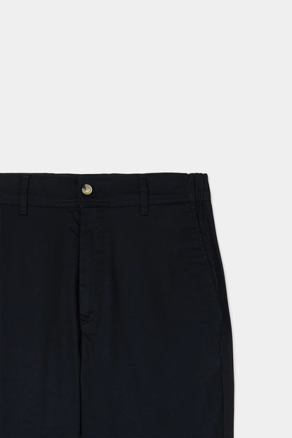 Ds Damat Relaxed Fit (pilesiz) Siyah Gabardin Chino Pantolon