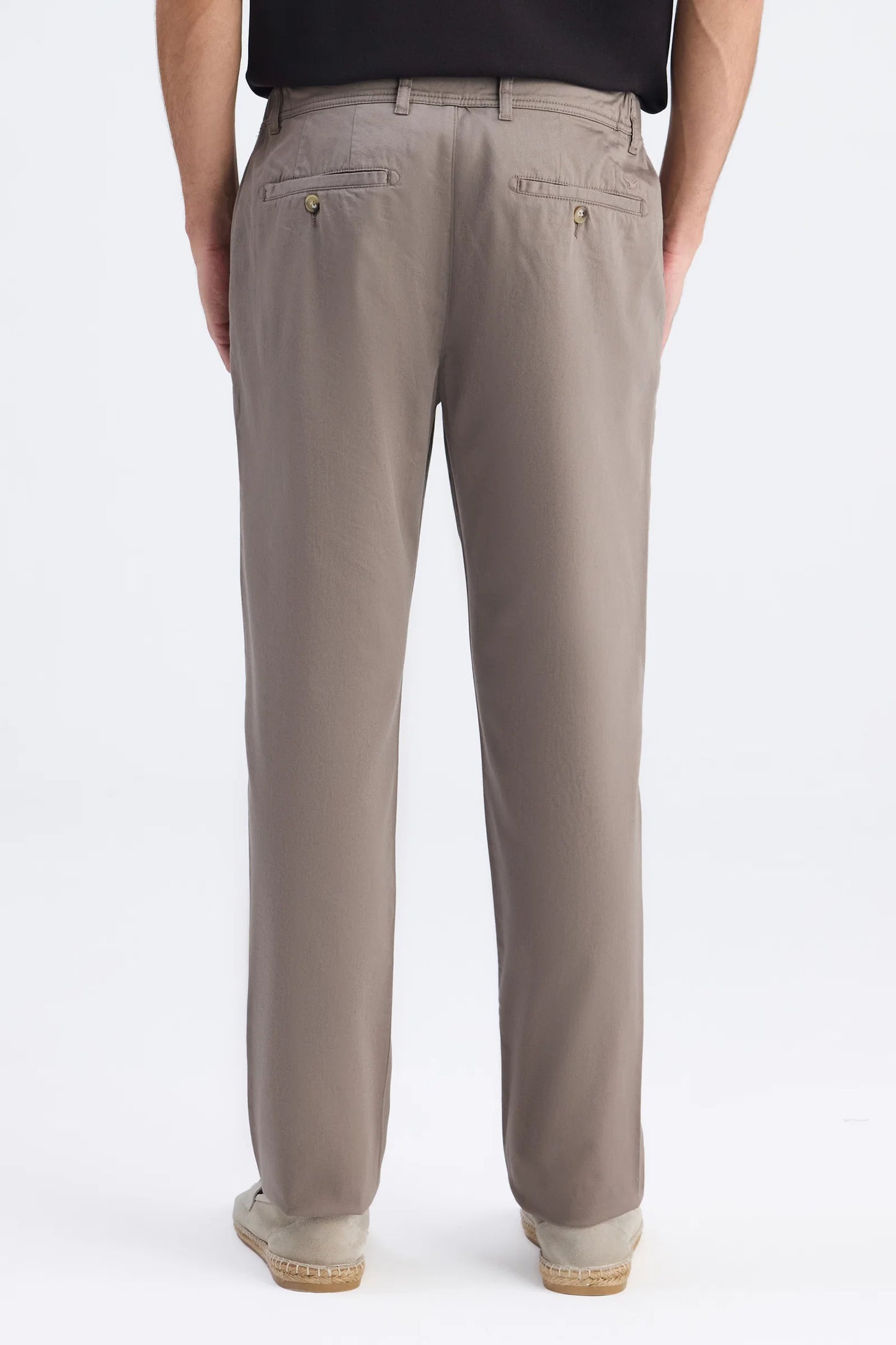 Ds Damat Relaxed Fit (pilesiz) Vizon Gabardin Chino Pantolon