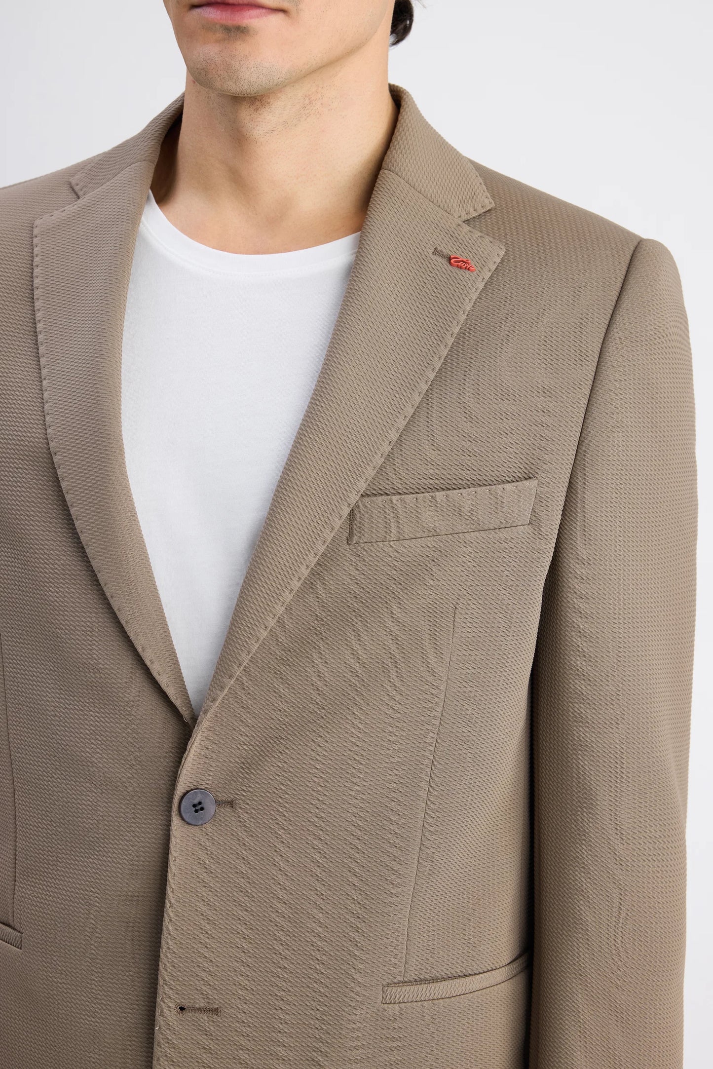 Twn Slim Fit Vizon Armürlü Kumaş Ceket