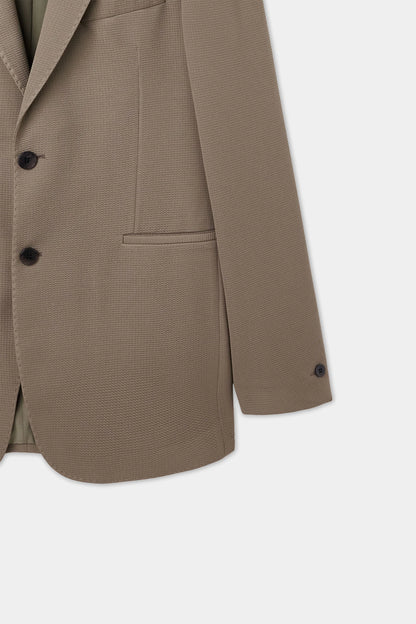 Twn Slim Fit Vizon Armürlü Kumaş Ceket