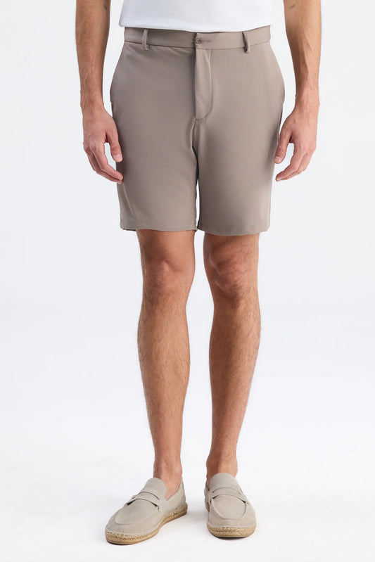 Ds Damat Relaxed Fit (pilesiz) Vizon Düz Şort