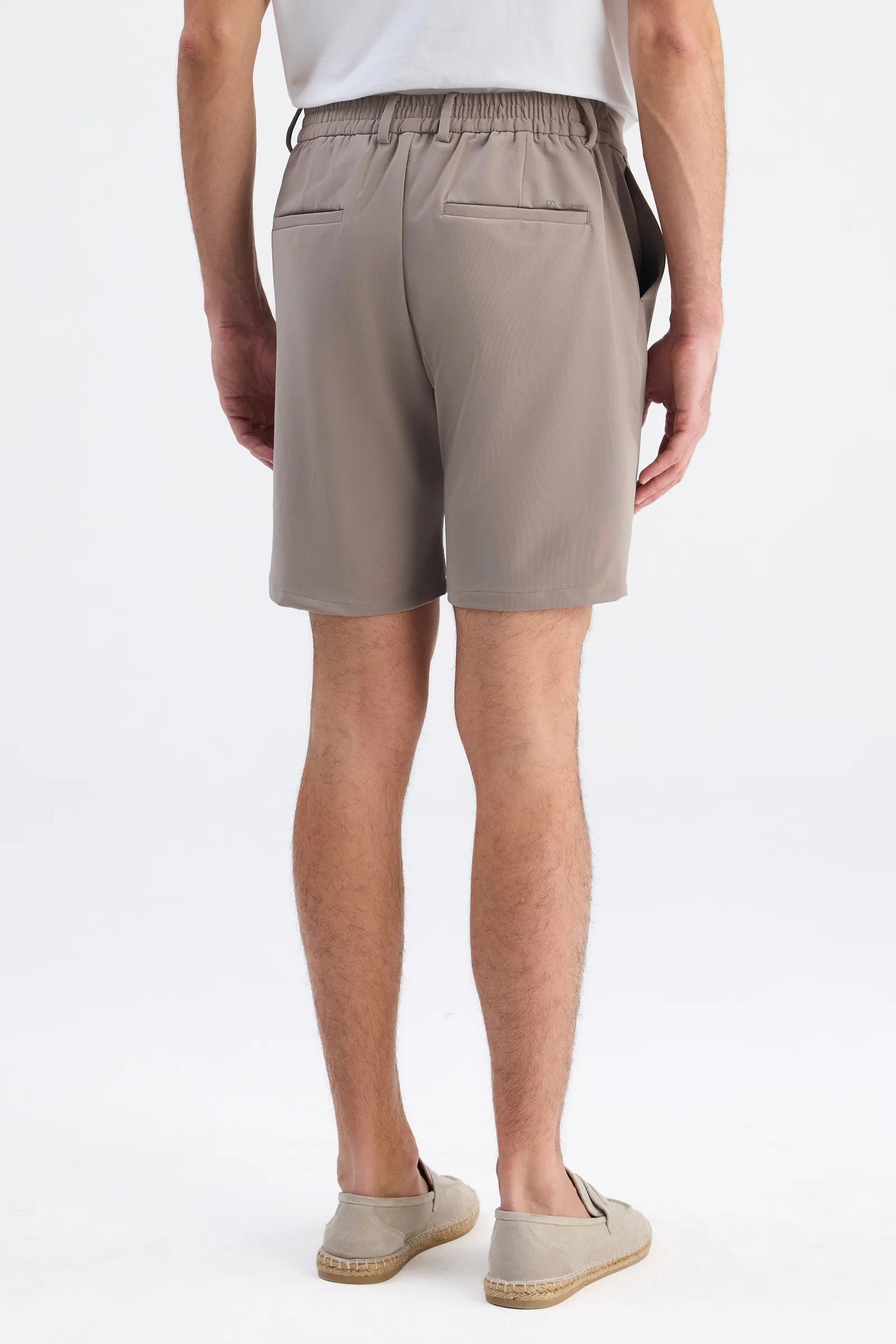 Ds Damat Relaxed Fit (pilesiz) Vizon Düz Şort