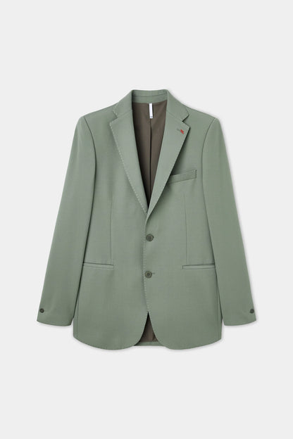 Twn Slim Fit Haki Armürlü Kumaş Ceket