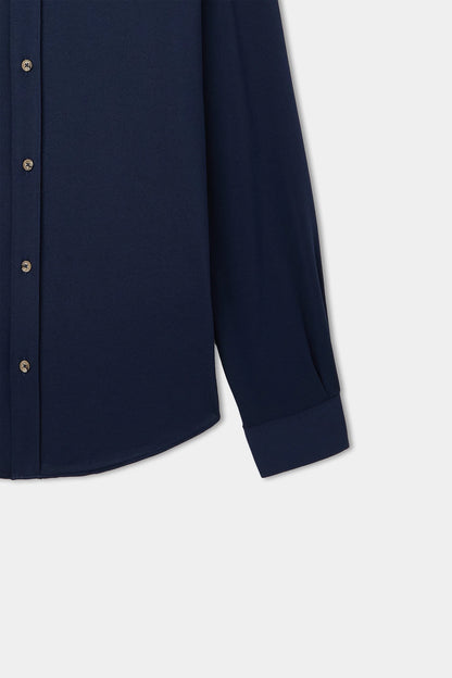 Ds Damat Comfort Lacivert Oxford Gömlek