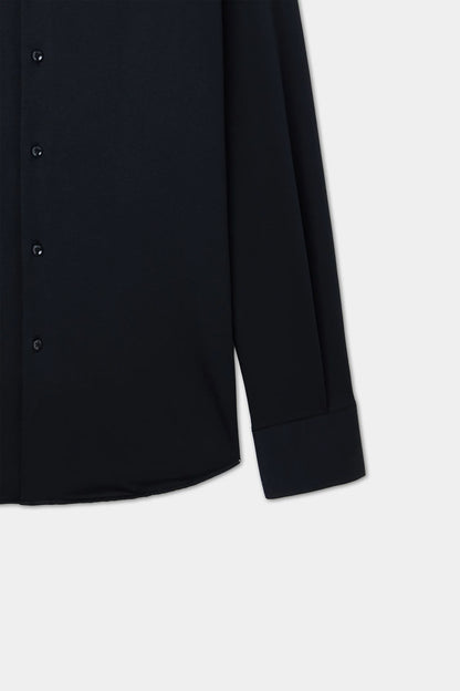 Ds Damat Slim Fit Siyah Örme Gömlek