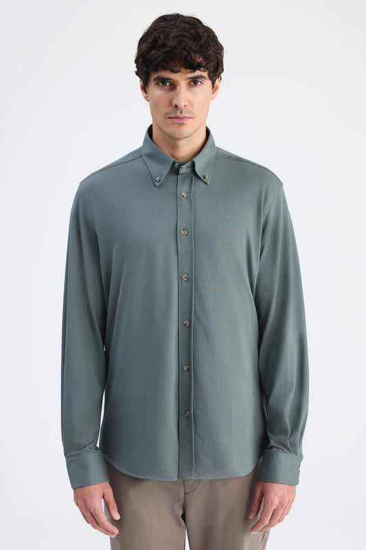 Ds Damat Comfort Haki Oxford Gömlek