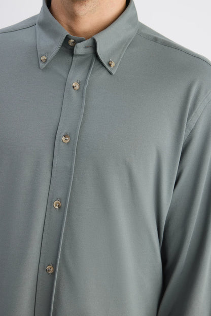 Ds Damat Comfort Haki Oxford Gömlek