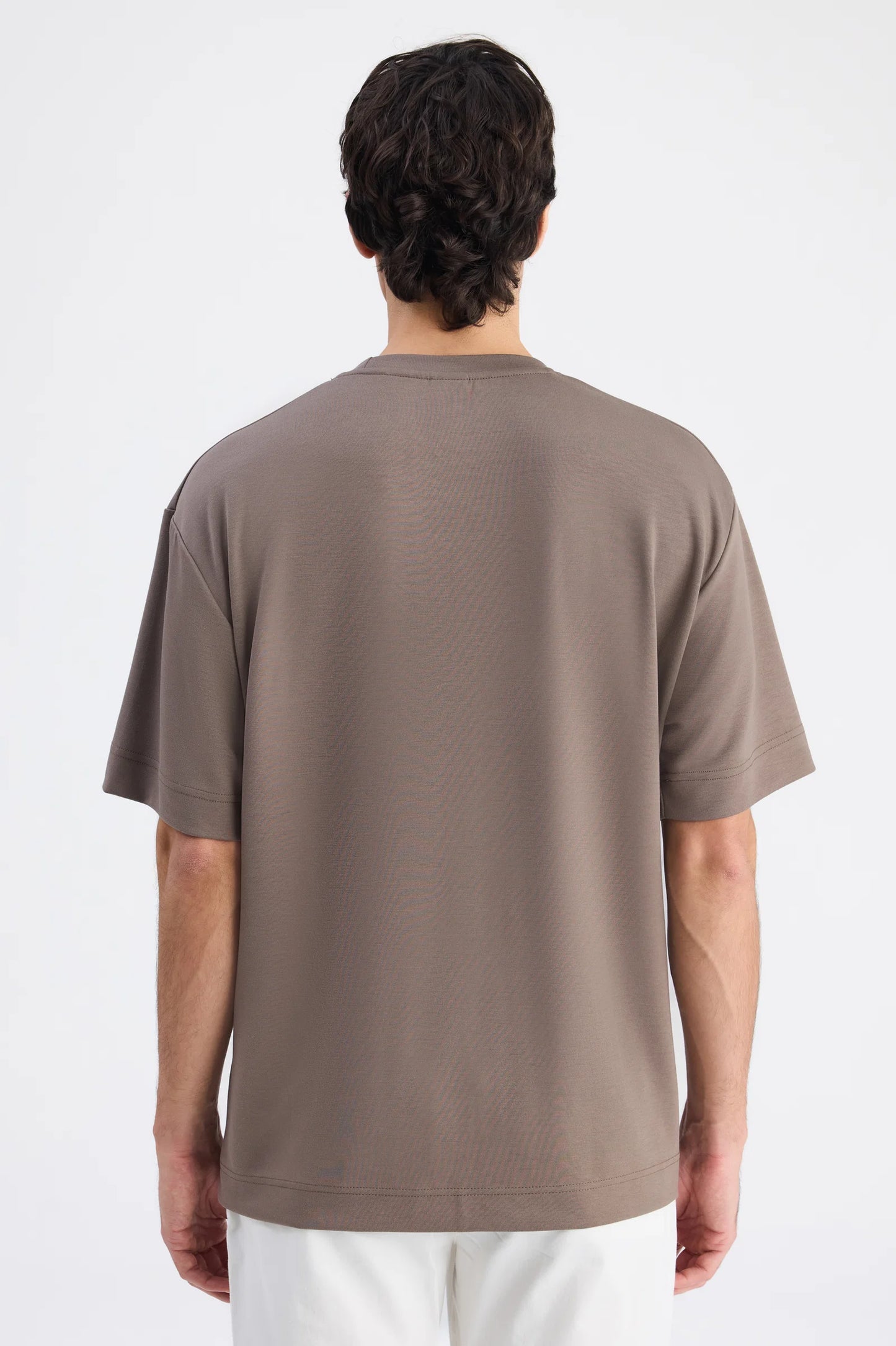 Twn Relaxed Fit Vizon Düz T-shirt