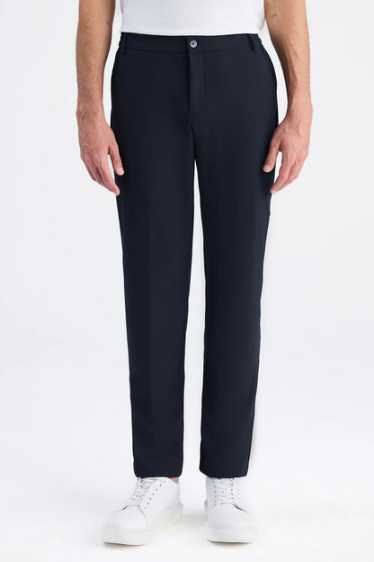 Twn Relaxed Fit (pilesiz) Lacivert Jogger Pantolon