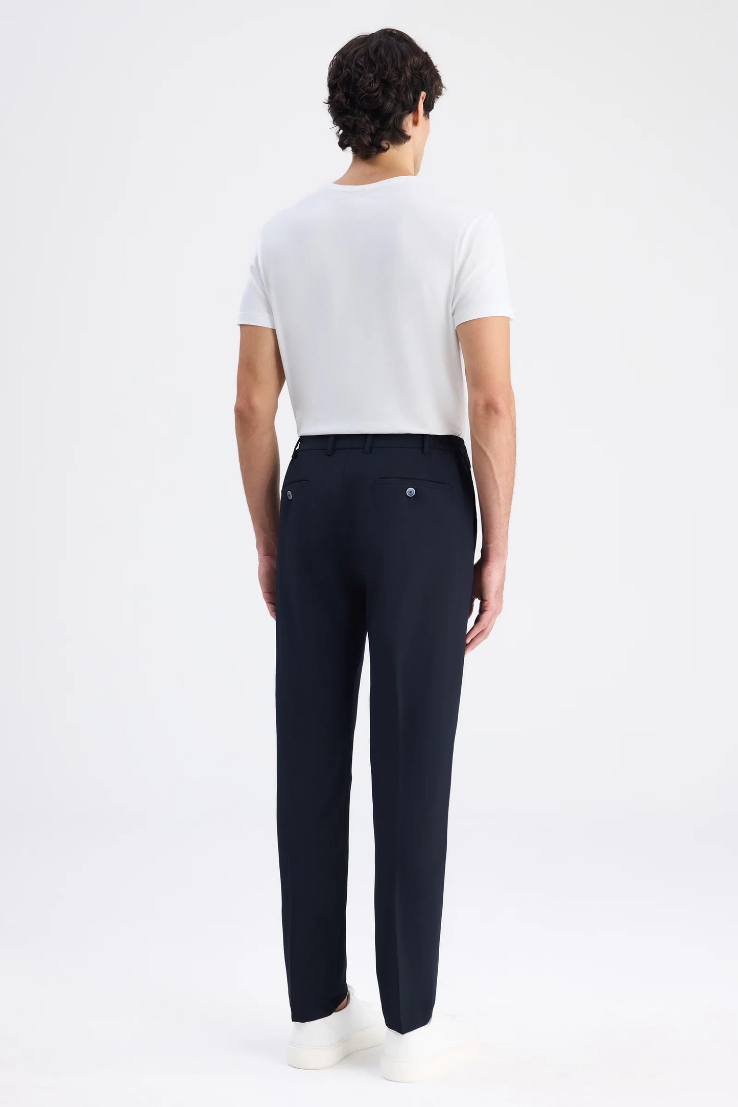 Twn Relaxed Fit (pilesiz) Lacivert Jogger Pantolon