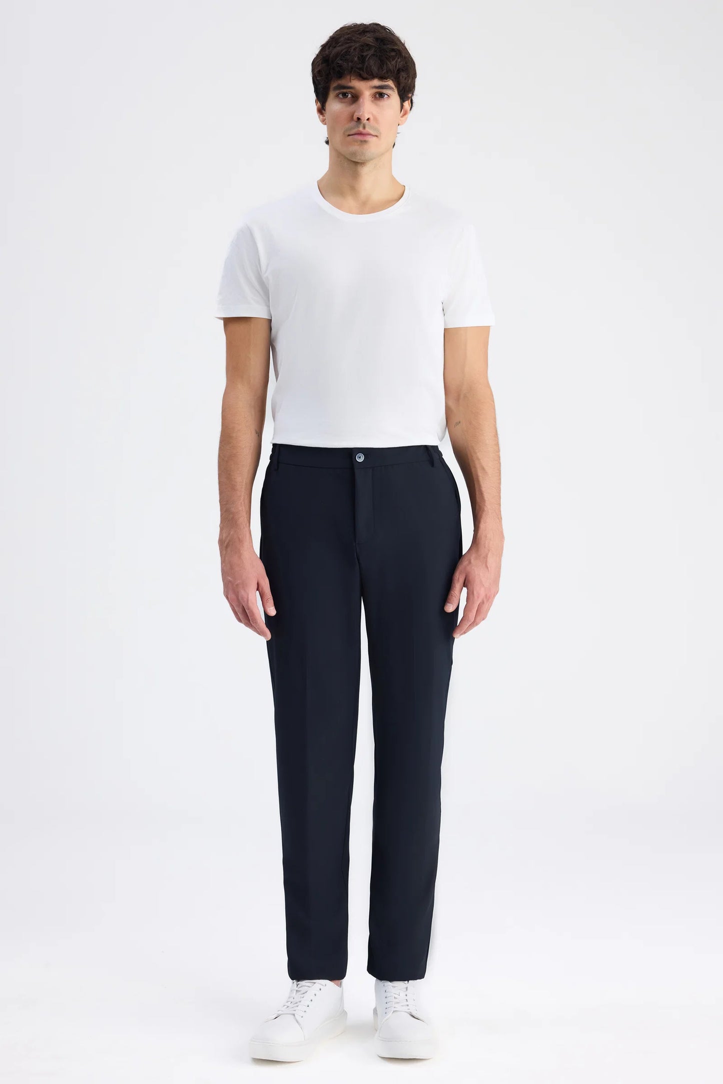 Twn Relaxed Fit (pilesiz) Lacivert Jogger Pantolon