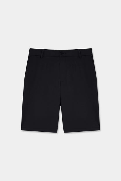 Ds Damat Relaxed Fit (pilesiz) Siyah Düz Şort
