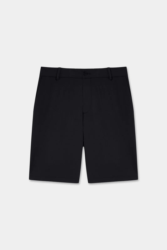 Ds Damat Relaxed Fit (pilesiz) Siyah Düz Şort