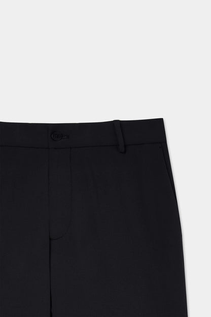 Ds Damat Relaxed Fit (pilesiz) Siyah Düz Şort
