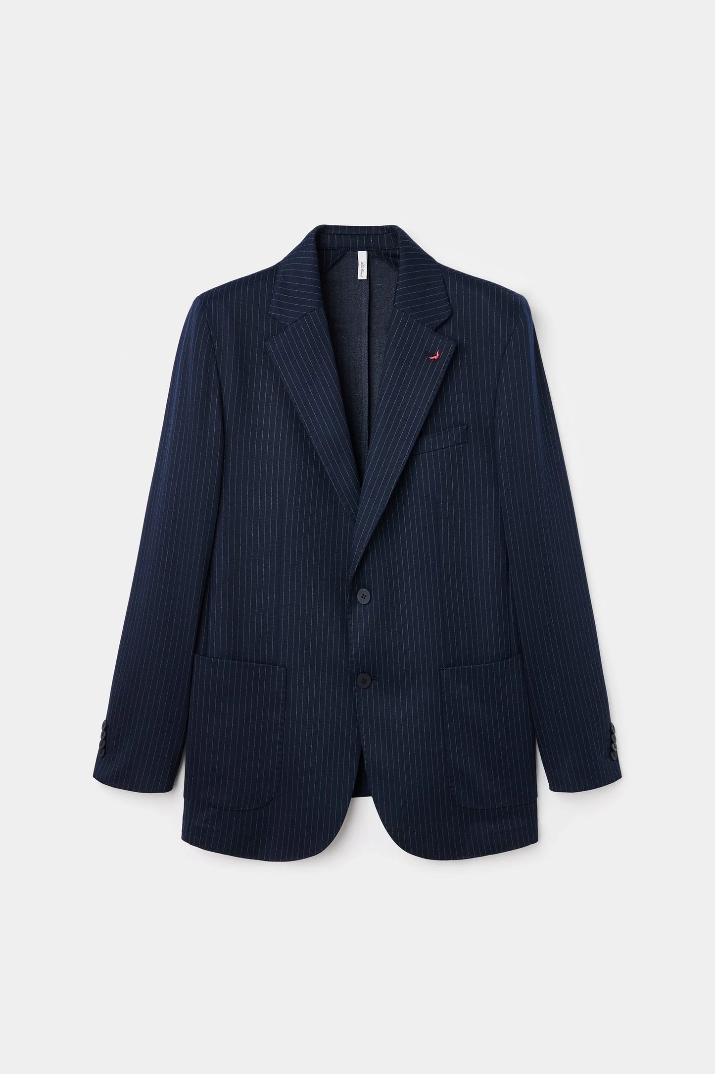 Ds Damat Comfort Fit Lacivert Çizgili Takim Elbise
