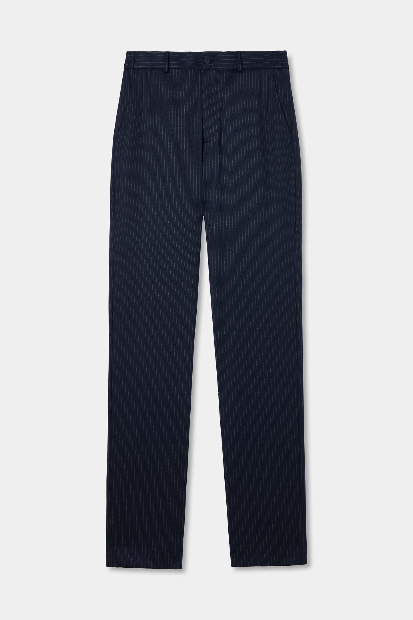 Ds Damat Comfort Fit Lacivert Çizgili Takim Elbise
