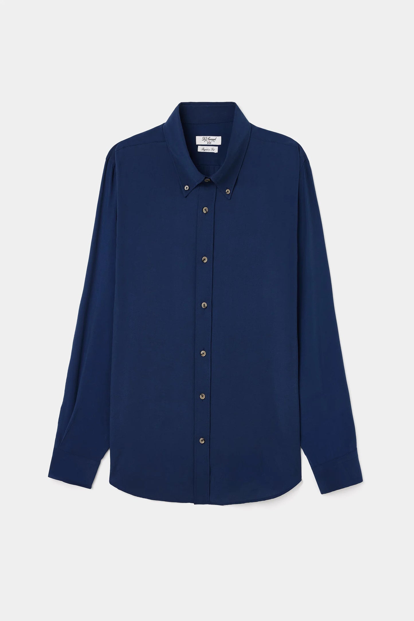 Ds Damat Comfort Indigo Düz Gömlek