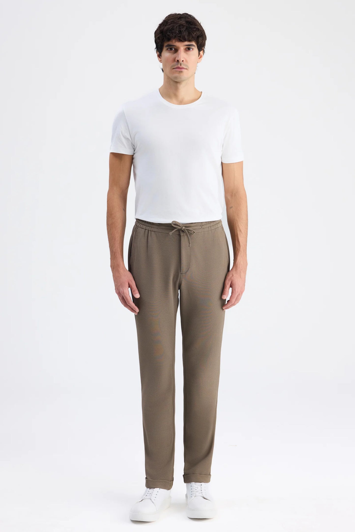 Twn Slim Fit Vizon Armürlü Jogger Pantolon