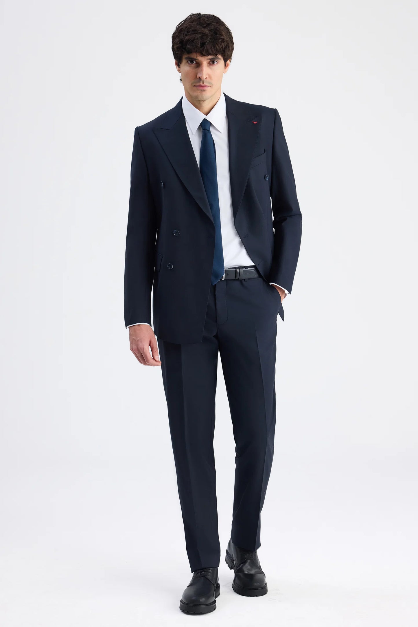 Ds Damat Regular Fit Koyu Lacivert Düz Takim Elbise