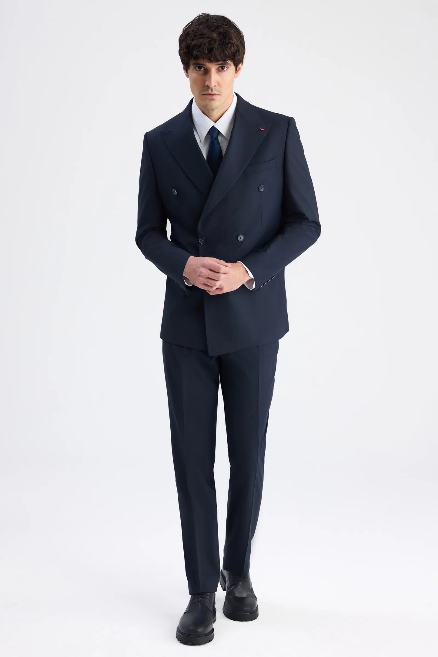 Ds Damat Regular Fit Koyu Lacivert Düz Takim Elbise
