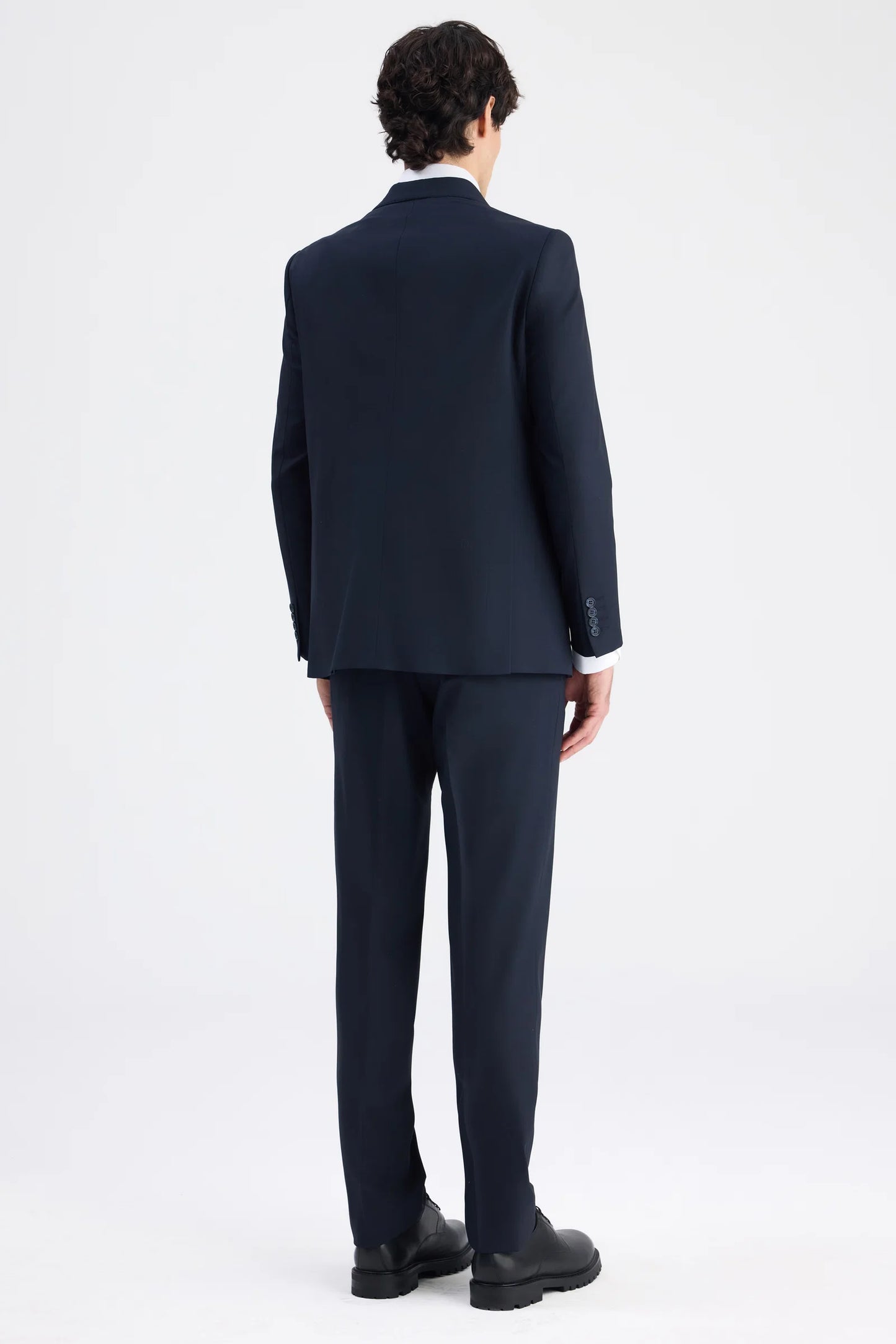 Ds Damat Regular Fit Koyu Lacivert Düz Takim Elbise