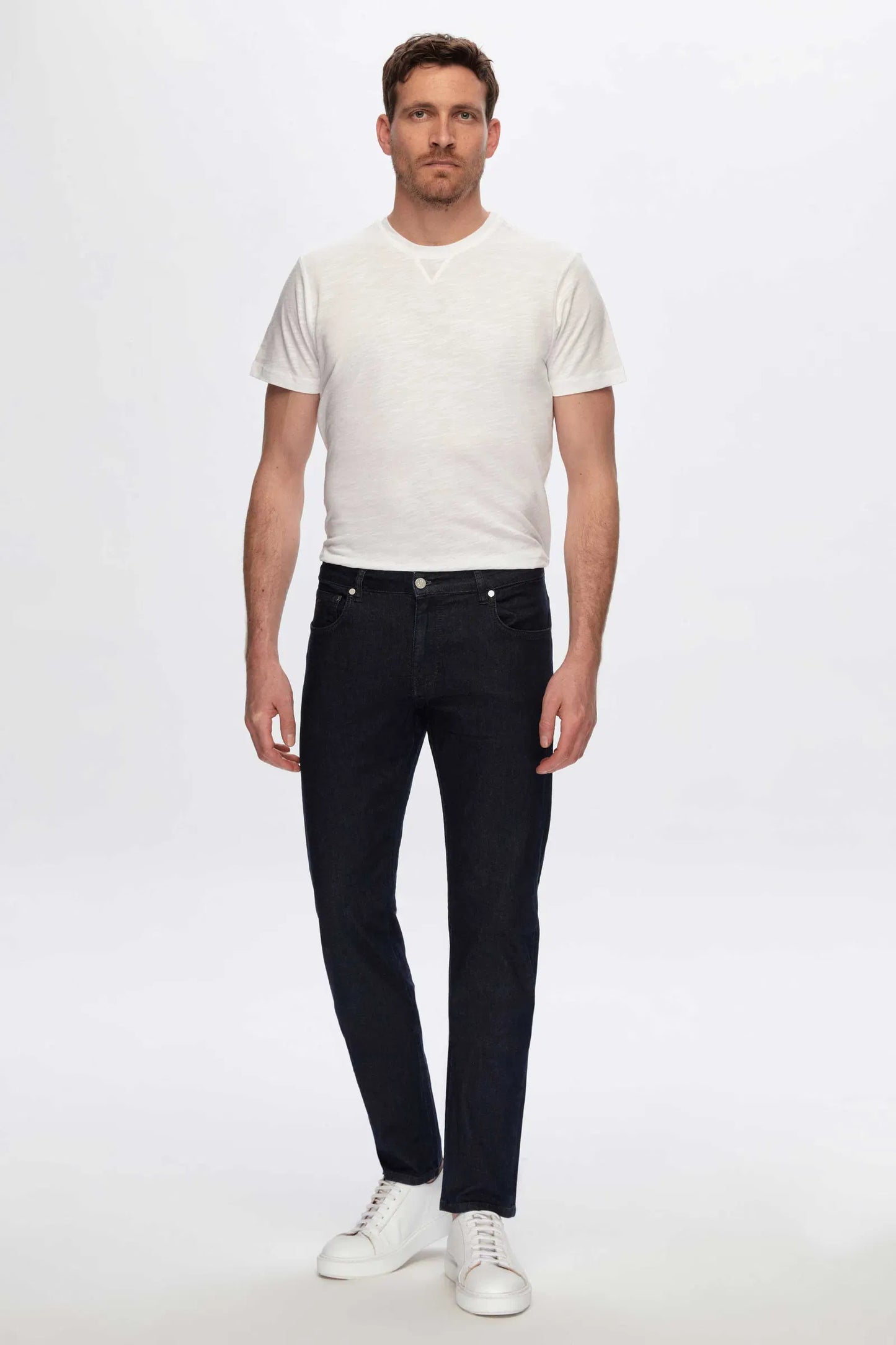 Damat Slim Fit Lacivert Denim Pantolon