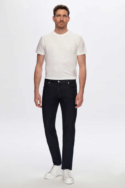Damat Slim Fit Lacivert Denim Pantolon