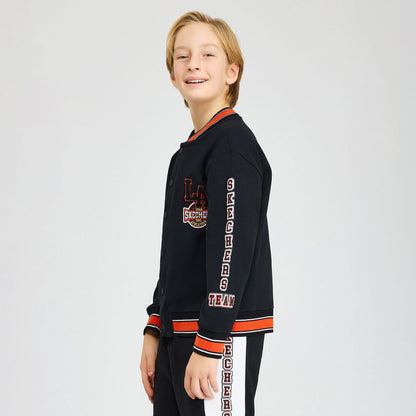 Skechers B 2xi-lock Bomber Çocuk Siyah Ceket