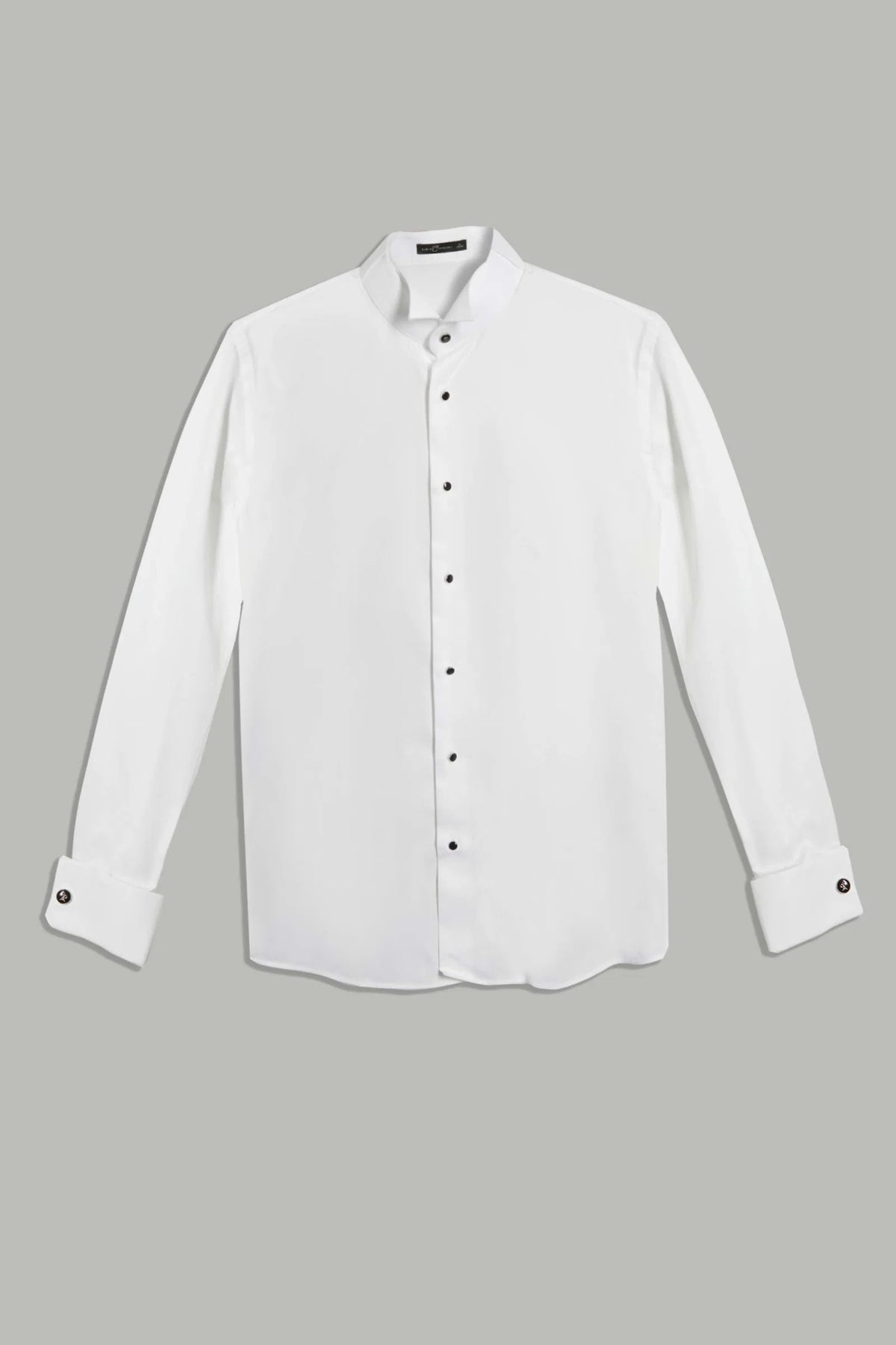 Damat Slim Fit Beyaz Düz Nano Care Smokin Gömlek