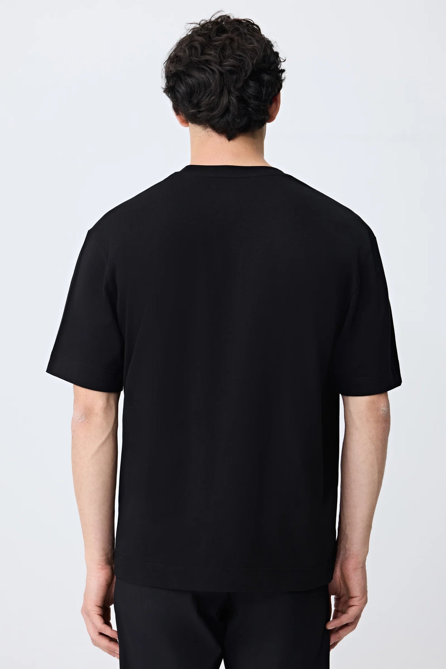 Tween Relaxed Fit Siyah T-shirt