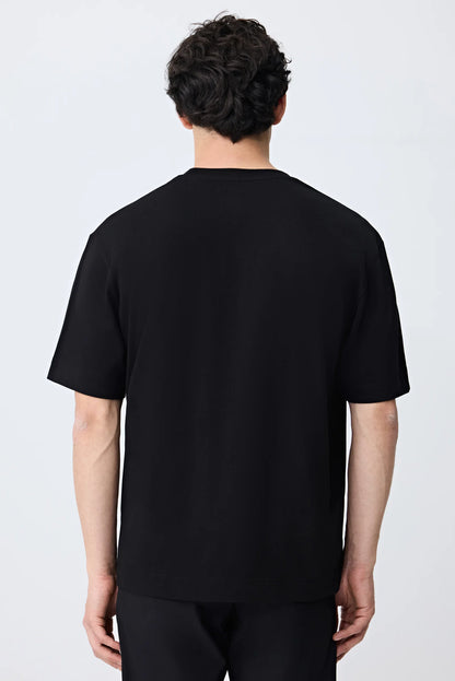 Tween Relaxed Fit Siyah T-shirt