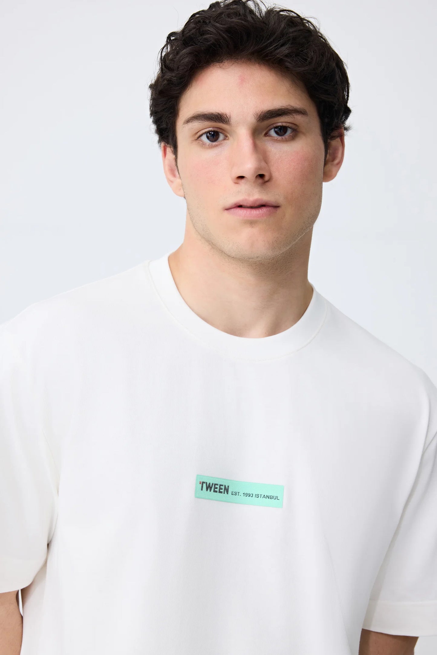 Tween Relaxed Fit Ekru T-shirt