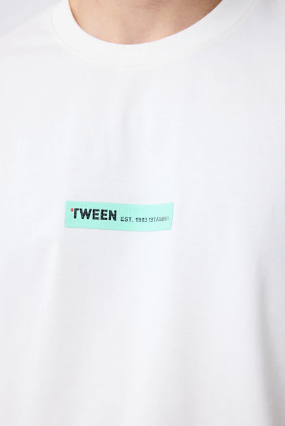 Tween Relaxed Fit Ekru T-shirt