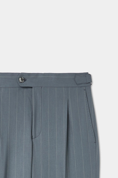 Ds Damat Regular Fit Yeşil Çizgili Takim Elbise