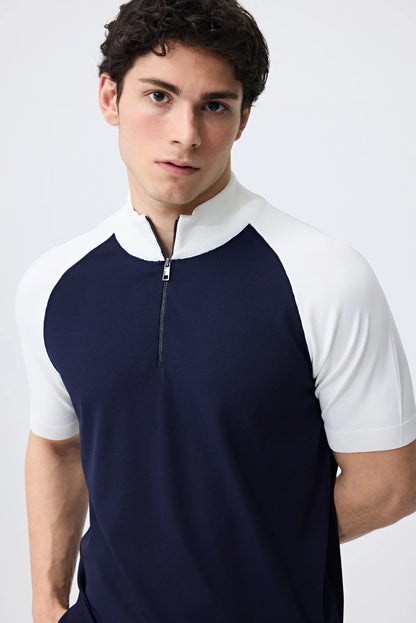 Tween Slim Fit Lacivert Triko