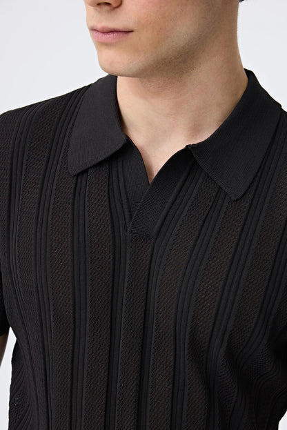 Tween Slim Fit Kahverengi Triko