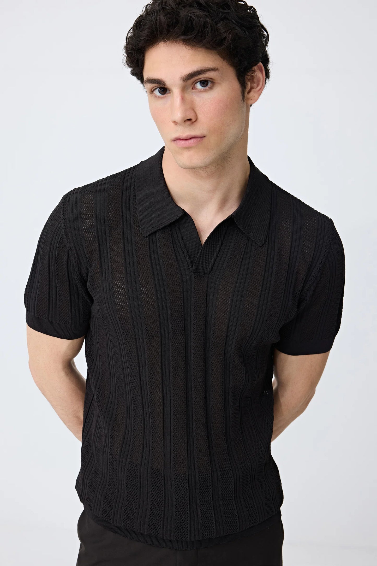 Tween Slim Fit Kahverengi Triko