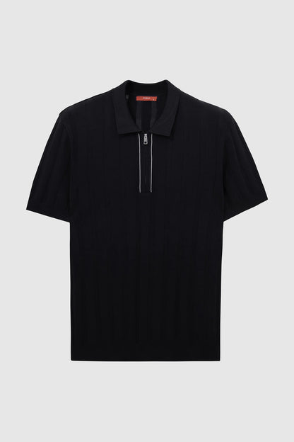 Damat Regular Fit Siyah Triko