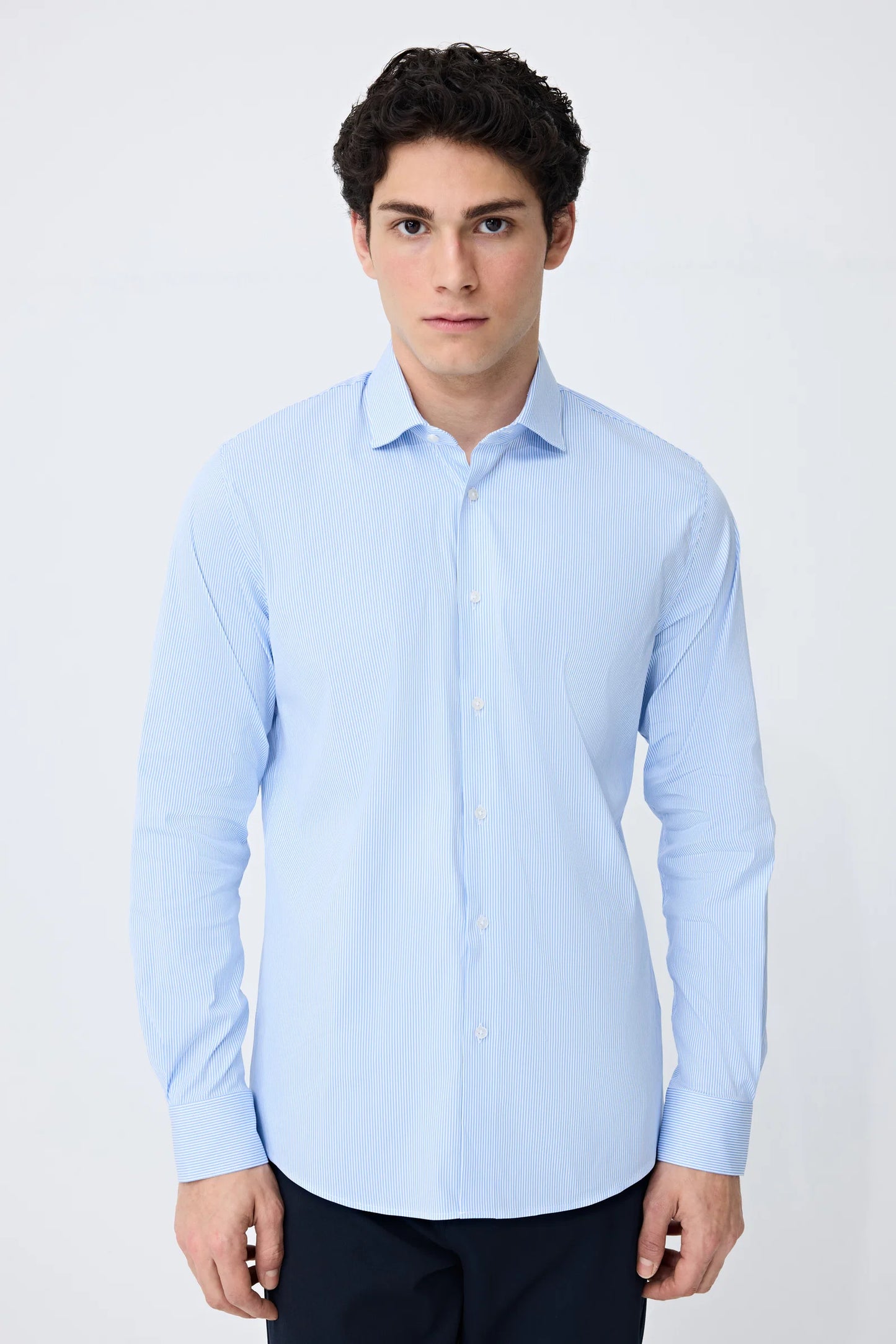 Tween Slim Fit Mavi Gömlek