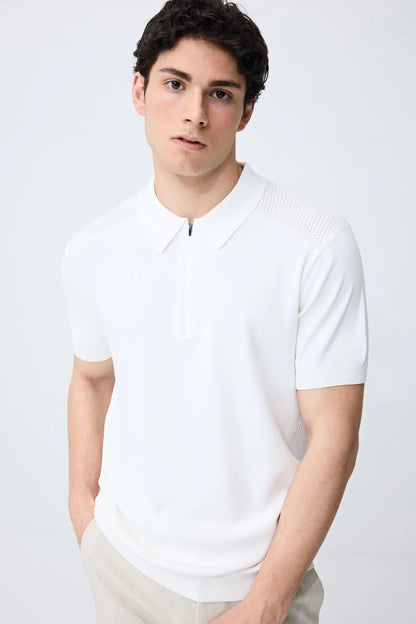Tween Slim Fit Beyaz Triko
