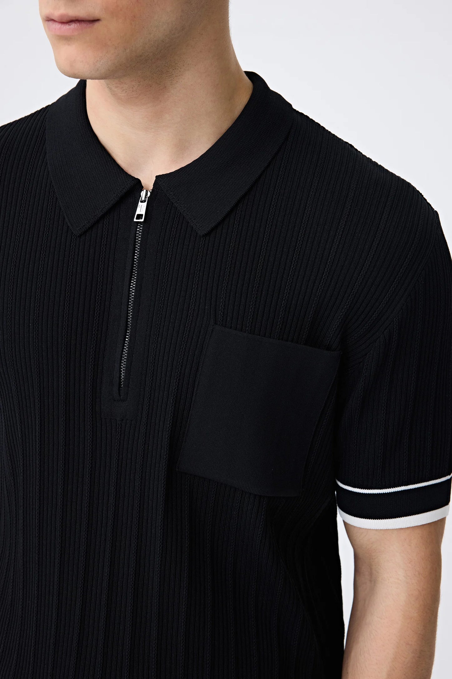 Tween Slim Fit Siyah Triko