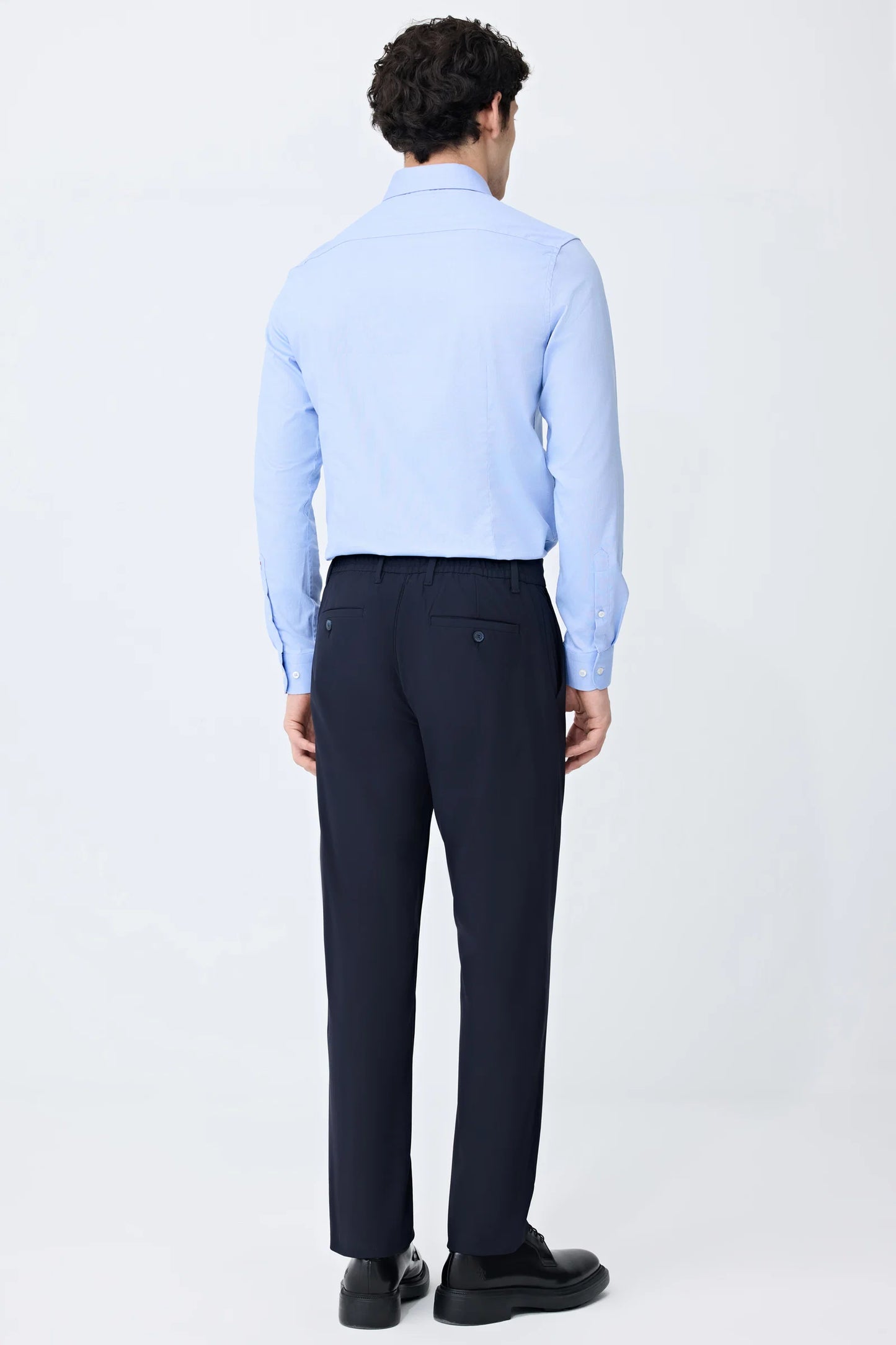 Tween Relaxed Fit (pilesiz) Lacivert Kumaş Pantolon