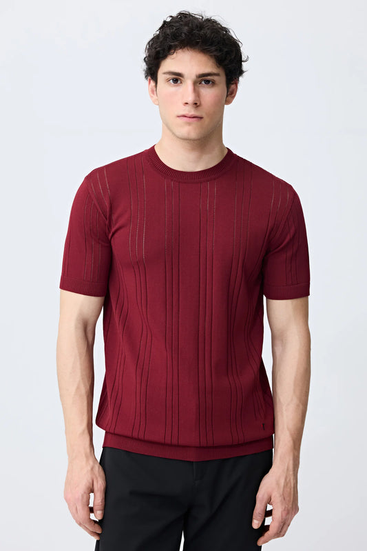 Tween Slim Fit Kiremit Triko