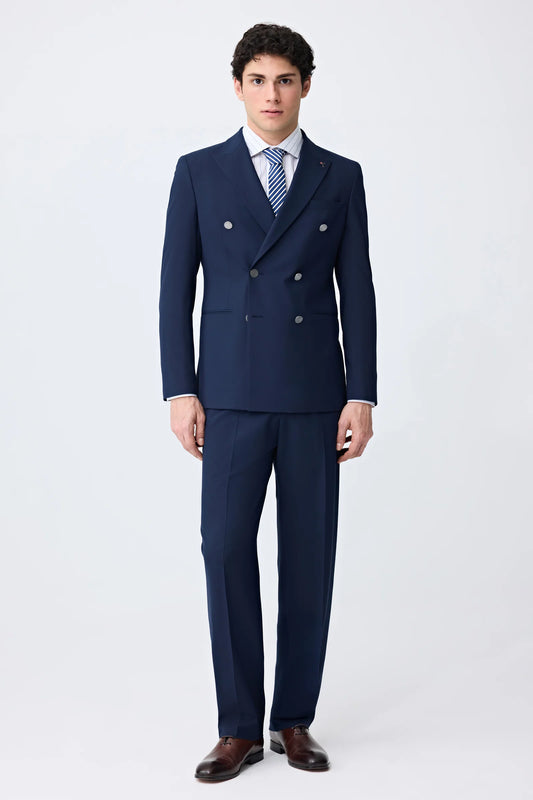 Tween Slim Fit Lacivert Düz Takim Elbise