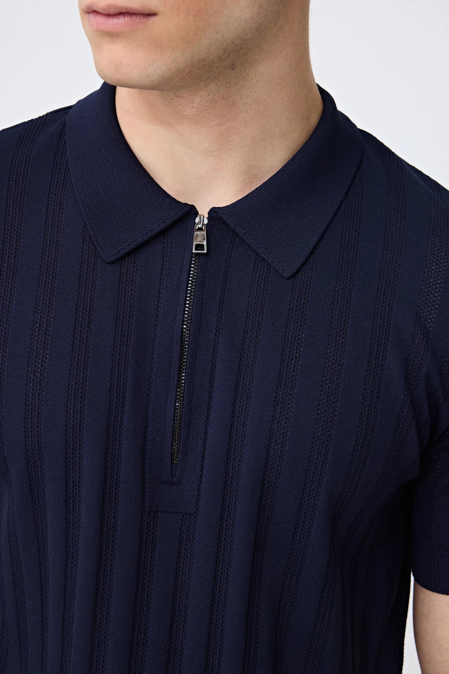 Tween Slim Fit Lacivert Triko