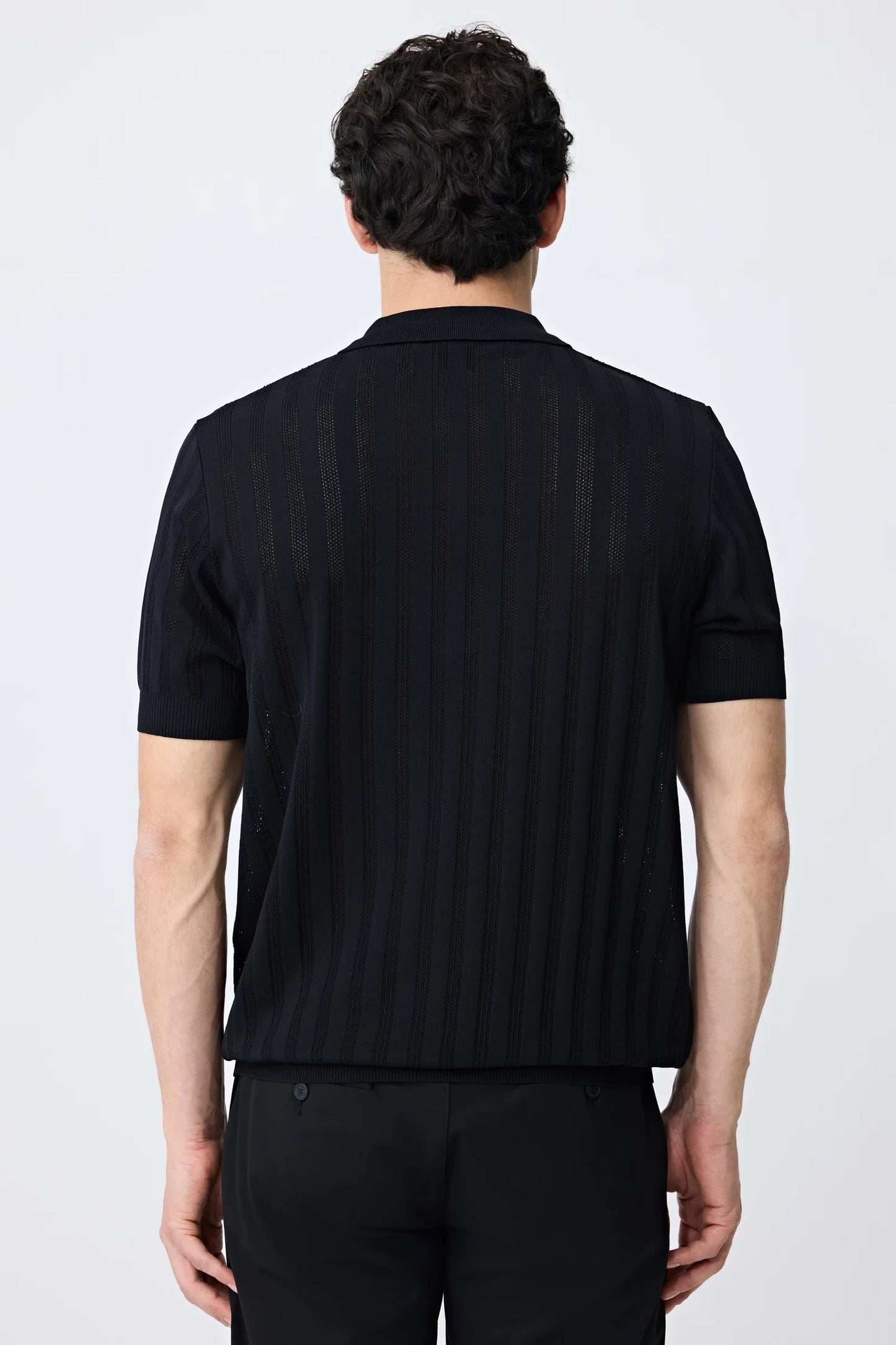 Tween Slim Fit Siyah Triko