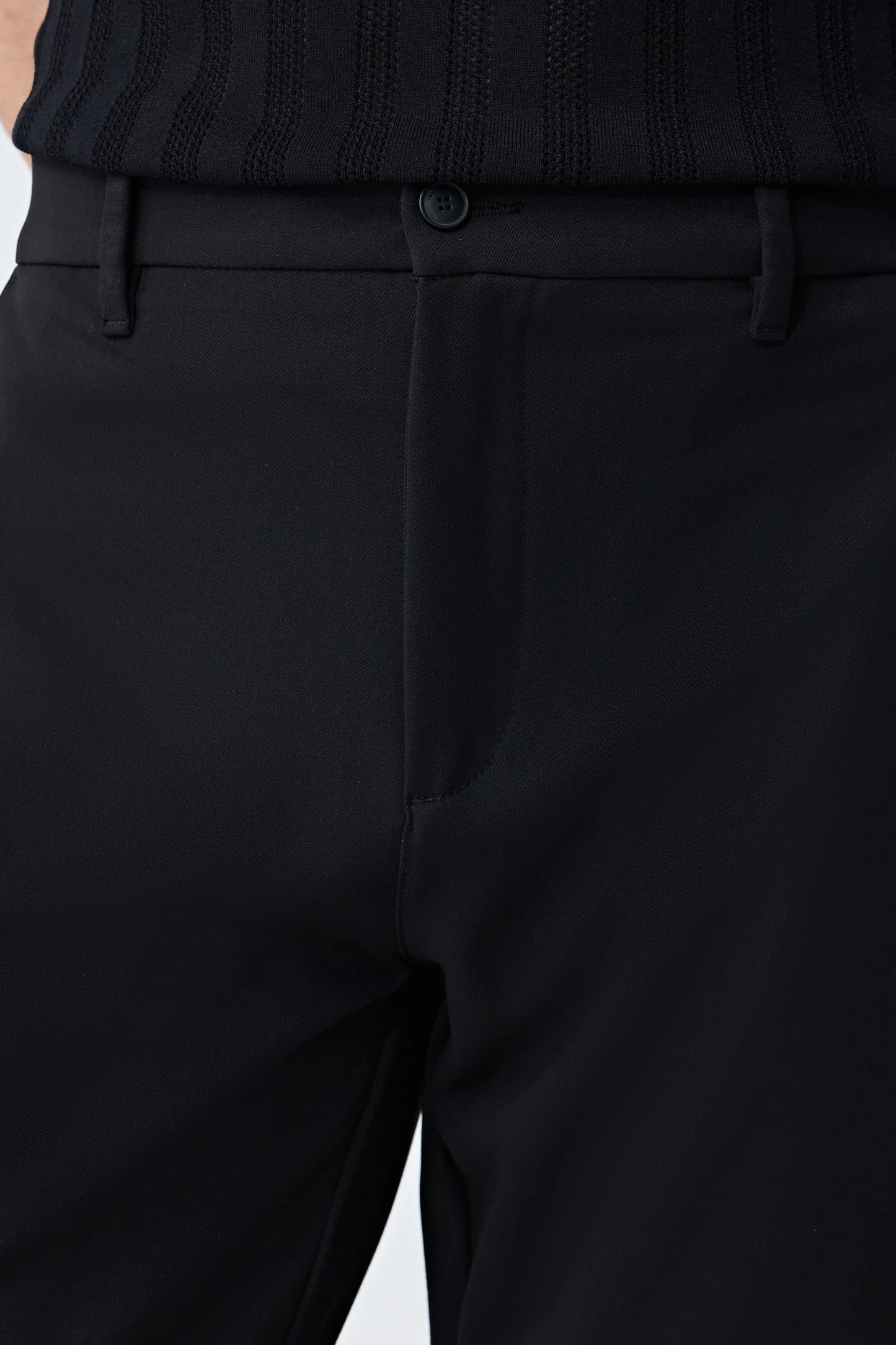 Tween Slim Fit Siyah Triko