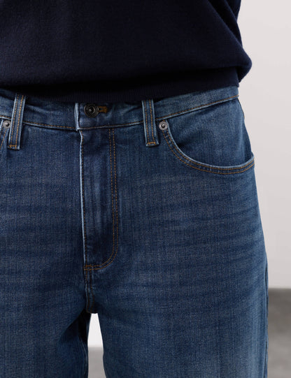 Esnek Straight Fit Jean